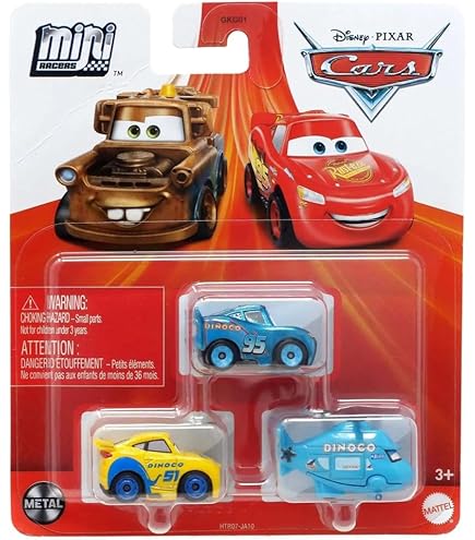 Amazon.com: Disney Cars Mini Racers 3-Pack (Professor Z